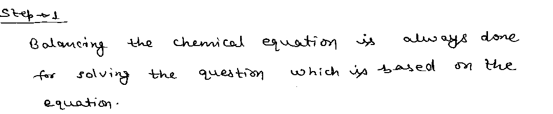 Chemistry homework question answer, step 1, image 1